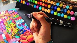 Are These Markers Better Than Copics ?   MARKER REVIEW #3