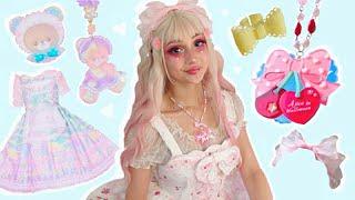  HUGE lolita haul CC Cat Rainbow Dollhouse  Try on review 