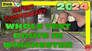 Driving Test Whole Test Route With Expert Commentary 2024 Filmed In Winchester