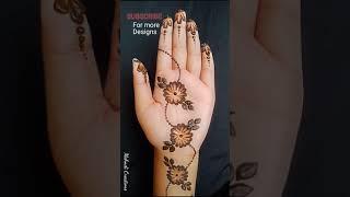 Dots mehndi design trick with earbud and coins #shorts #mehndishortvideo #youtubeshorts