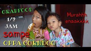 Jajanan Korea OPPA CORNDOG enaakkkk  Delivery GRABFOOD