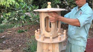 Extremely creative woodworking plan  Lighthouse Design That Combines Useful & Unique Shelving