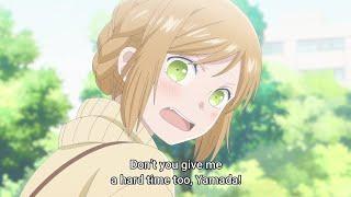 Akane blushes over her and Yamada dating  Yamada-kun to Lv999 no Koi wo Suru