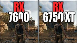 RX 7600 vs RX 6750 XT - Tested in 20 Games