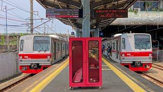 Kompilasi KRL Commuter Line di Stasiun Tanah Abang TM 6000 JR 205 Nambu Musashino KA Batubara