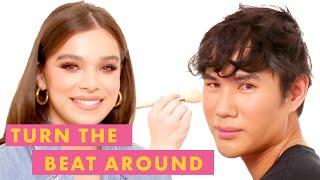 Hailee Steinfeld Really Tried to Do Patrick Ta’s Makeup  Turn the Beat Around  Cosmopolitan