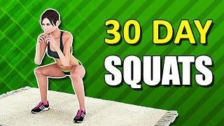 30 Day Squat Challenge Home Exercise