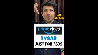 Amazon prime video just for ₹599