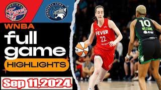 Minnesota Lynx vs. Indiana Fever FULL GAME HIGHLIGHTS  September 11 2024 Women’s Basketball