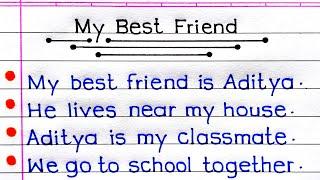 My Best Friend Essay In English  20 Lines On My Best Friend  Essay On My Best Friend 