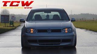 Bagged VW Golf Mk4 25th Anniversary on 3sdm 0.01 Rims Project by Joe Allenby