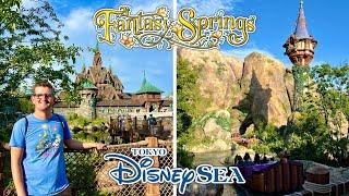 Fantasy Springs Is AMAZING Tokyo DisneySea NEW Area Tour & Ride POVs