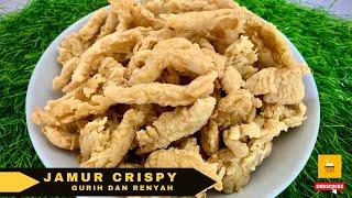 BIKIN JAMUR GORENG CRISPY  RENYAH & GURIH 