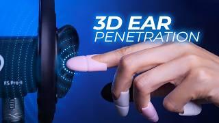 ASMR 3D Ear Cleaning that Penetrates Your Brain No Talking