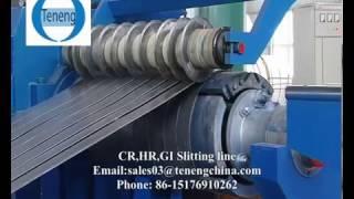 High speed steel coil slitting line sheet metal slitter machine