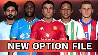 PES 2017  New Option File 2024 For Smoke Patch - Summer Transfers August 2024