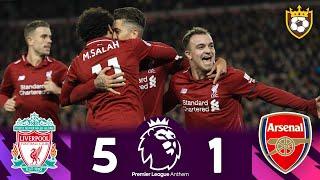 ملخص مباراة أرسنال 1-5 ليفربول   ليفربول يعذب المدفعجية  ● الدوري الإنجليزي 2019  FHD