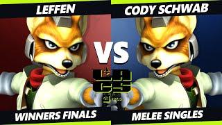 LACS 5 Winners Finals - Cody Schwab Fox Vs. Leffen Fox Smash Melee - SSBM