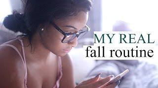 My REAL Fall Morning Routine Online School Edition