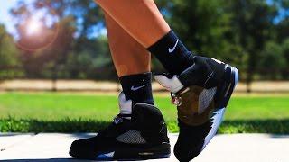 Air Jordan OG Black Metallic 5 Unboxing + On Feet Sneaker Review