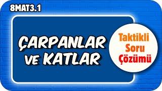 Çarpanlar ve Katlar - Taktikli Soru Çözümü  tonguçCUP 1.Sezon - 8MAT3.1