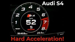 Audi S4 B9 Acceleration and Driving Stage 1