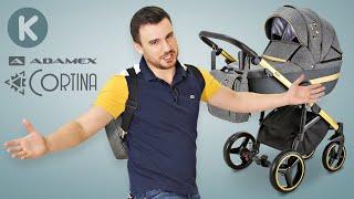Новая коляска Адамекс 2020 года - Adamex Cortina. Видео обзор детской коляски 2 в 1