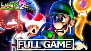 LUIGIS MANSION 2 HD Full Gameplay Walkthrough  No Commentary【FULL GAME】