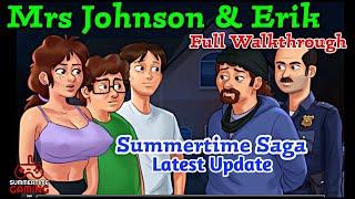 Mrs Johnson & Erik Full Walkthrough  Summertime saga 0.20.1  Complete Storyline