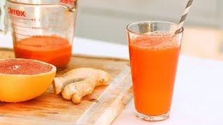 Grapefruit Carrot and Ginger Juice- Healthy Appetite with Shira Bocar