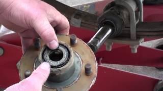 Pt.1 Boat Trailer Bearing Service At D-Rays Shop