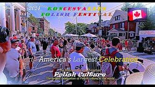 【4K】Roncesvalles Polish Festival 2024 North America Largest Celebration Polish Culture TORONTO ON