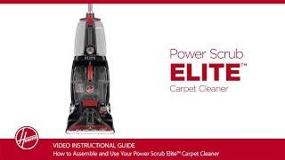 Hoover® Power Scrub Elite Carpet Cleaner - Assembly and Use