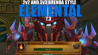 BRENDA GETS HOT STREAK at 800iLVL - 7.3 Elemental Shaman PvP WoW Legion