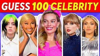 Guess the Celebrity in 3 Seconds  100 Most Famous People in 2024