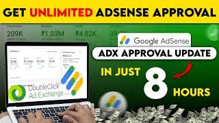 ADX Approval Updated Method 2024  In Just 8 Hours  Get Unlimited Adx Approvals