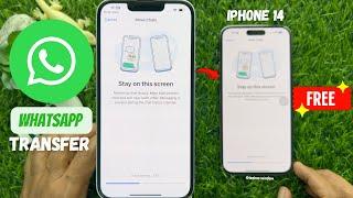 How to Transfer WhatsApp from Old iPhone to New iPhone 2023  Transfer Chats to iPhone