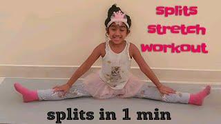 Basic split steps aerobic exercise Split aerobics How to do the splits stretch splits gymnastics