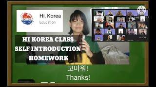LETS LEARN BASIC KOREAN HI KOREA CLASS HOMEWORK