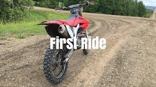 First Ride On The 2005 Crf250x