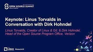 Keynote Linus Torvalds Creator of Linux & Git in Conversation with Dirk Hohndel