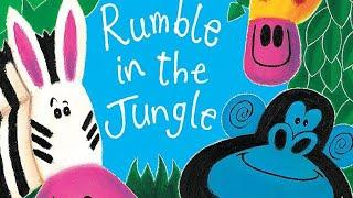 Rumble in the Jungle - educational audiobook read-aloud childrens story. Colourful illustrations.