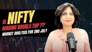 NIFTY& BANKNIFTY ANALYSIS WITH LOGIC & LEVELS II for 2nd July II By Swapnja Sharmaa II