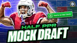 Its Here The FantasyPros HALF-PPR MOCK DRAFT 2024 Fantasy Football