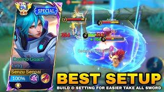 LING FASTHAND BEST BUILD & SETUP FOR EASIER TAKE ALL SWORD  SECRET  Ling Gameplay Mobile Legends