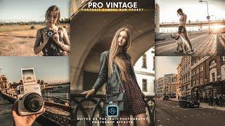 Pro Vintage Preset  Camera Raw presets xmp and dng free download  Photoshop Photo Tutorial