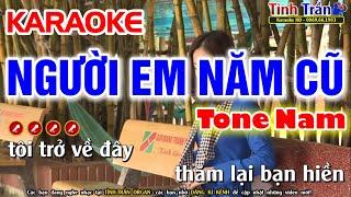 Người Em Năm Cũ Karaoke Nhạc Sống Tone Nam  G#m  - Tình Trần Organ