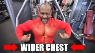 How to Build a WIDER CHEST *** 3 Best Exercises