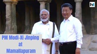 Watch PM Modi receives Chinese President Xi Jinping at Tamil Nadus Mamallapuram