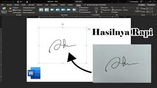 CARA SCAN TANDA-TANGAN FOTO DI WORD
